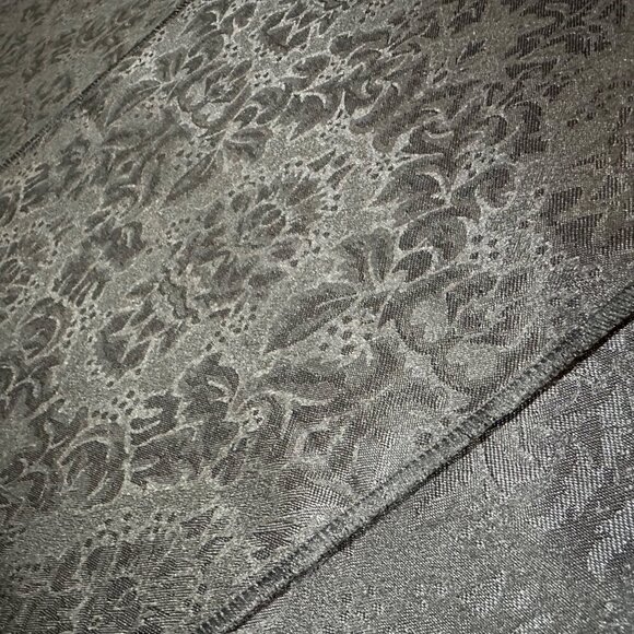 Set of 3 Black Brocade Table Runner Elegant Sophisticated 12" x 72" Paisley EUC - Picture 5 of 8